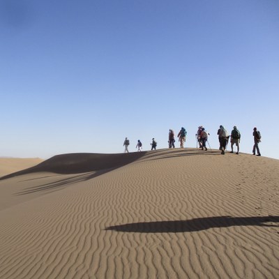 Sur les dunes...