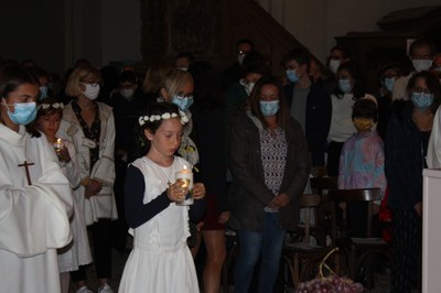 1ère des communions - Val de la Dame Blanche - Eglise de Bonnay - 27 septembre 2020 - Album photos 1 (19).JPG