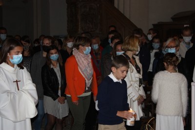 1ère des communions - Val de la Dame Blanche - Eglise de Bonnay - 27 septembre 2020 - Album photos 1 (20).JPG