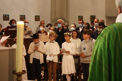 1ère des communions - Val de la Dame Blanche - Eglise de Bonnay - 27 septembre 2020 - Album photos 1 (26).JPG