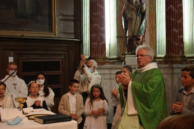 1ère des communions - Val de la Dame Blanche - Eglise de Bonnay - 27 septembre 2020 - Album photos 1 (52).JPG