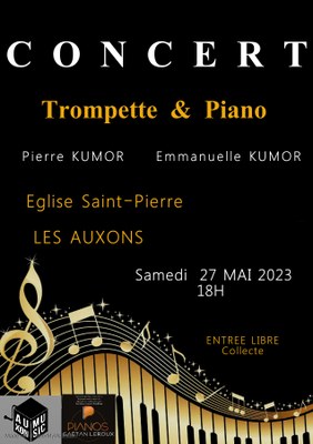 Concert trompette et piano : Pierre et Emmanuelle Kumor