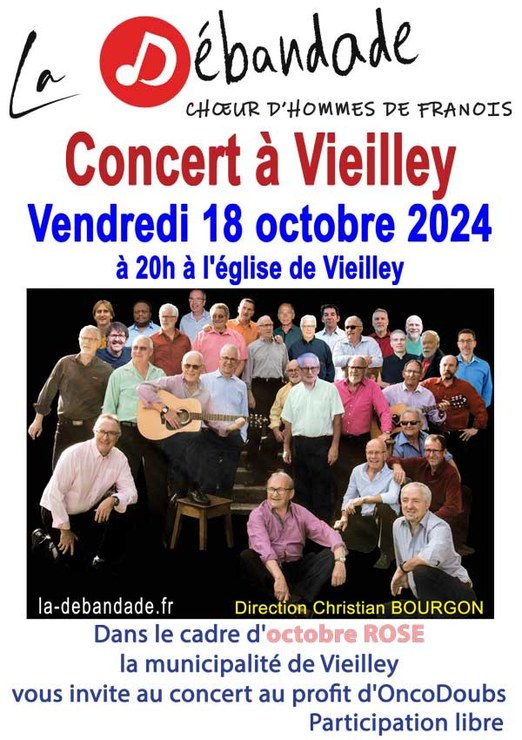 Concert de "La Débandade" à Vieilley - 18 octobre 2024