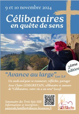 Week-end Célibataires en quête de sens au Sanctuaire des Trois Epis - 9 et 10 novembre 2024