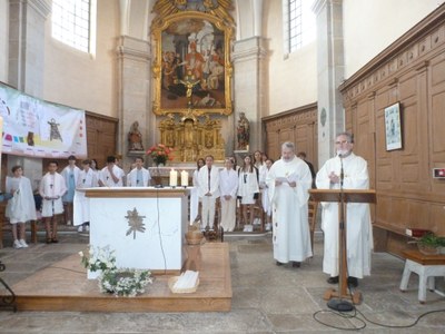 Profession de Foi - Paroisses Notre-Dame des Vignes, Pays de Franois et Marnay-Recologne - Eglise de Pouilley-les-Viges - 14 mai 2023