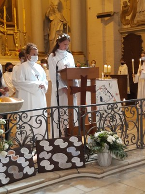 Profession de Foi - Paroisse des Rives de l'Ognon - Eglise de Pin - 30 mai 2021