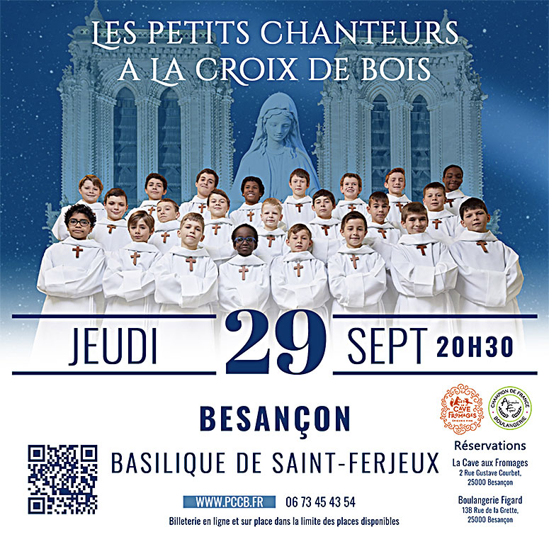 20220929 Concert des Petits chanteurs à la croix de bois - Affiche