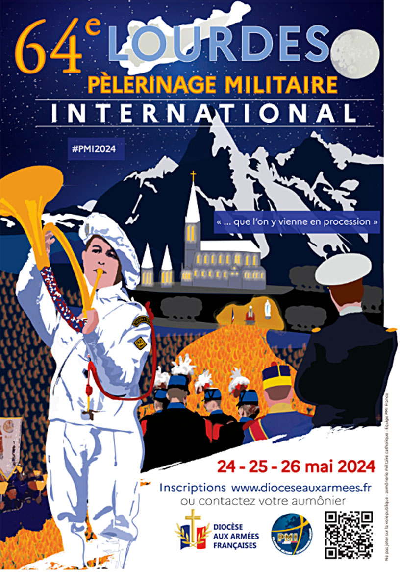 20240524-26 Pèlerinage Militaire International Affiche