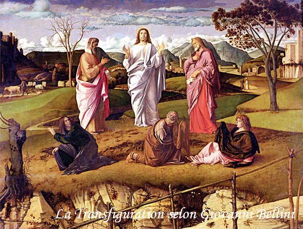 La Transfiguration du Seigneur selon Giovanni Bellini