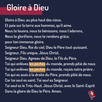 Diapo Gloire à Dieu (Eglise Catholique en France)