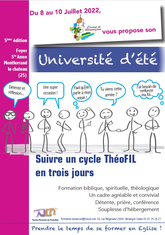 Flyer formation Université d'été 2022