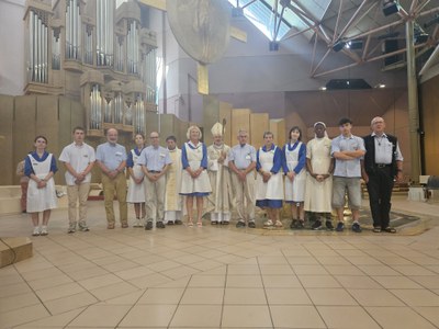 Messe d'entrée en pèlerinage et APPEL des NOUVEAUX HOSPITALIERS