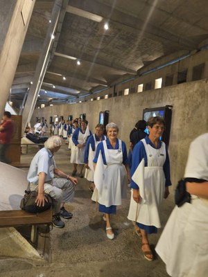 Messe internationale basilique souterraine.